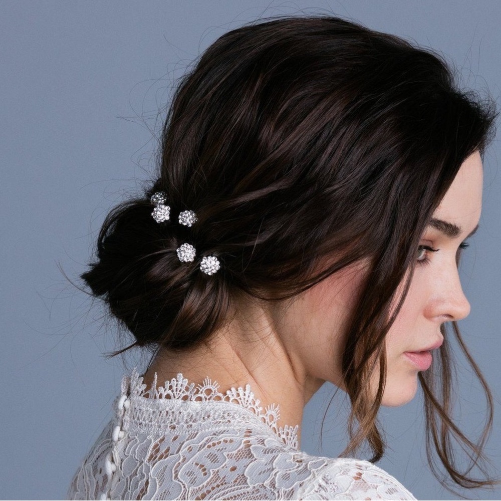 Mini Crystal Cluster Hair Stick
6 Pc Set - Soho Style